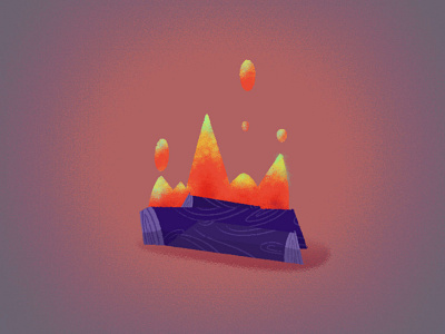 CAPMFIRE animation campfire design fire illustration photoshop procreate