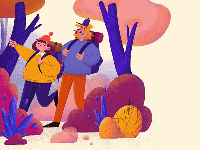 Safety animation camping camping tips character design design forest illustration nature illustration photoshop procreate tips trip