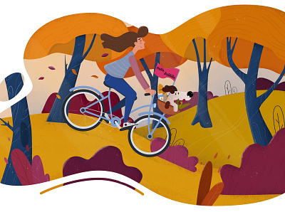 RIDING animation design illustration vector web