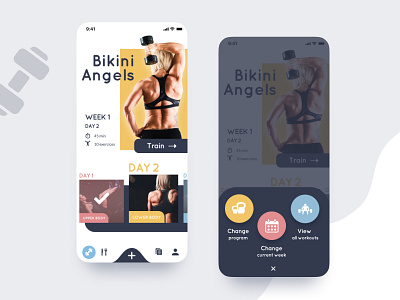 Fitness app app application design app fitness app fitness mobile mobile app mobile design mobile ui ui uidesign uiux