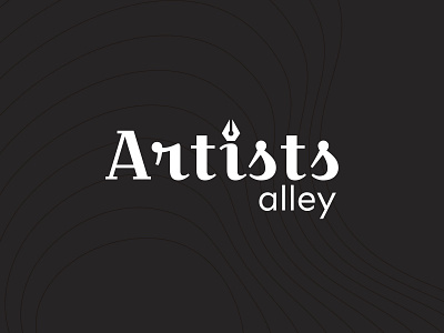 Logo Artists Alley blackandwhite brand identity branding logo logodesign logotype logotypes