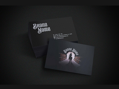 Cowboy & Barel Project Preview Business Card Design