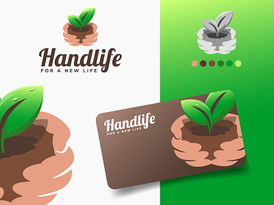 Gardening branding concept design farm gardening icon illustration landscape leaf logo logo design logos minimal nature logo plants