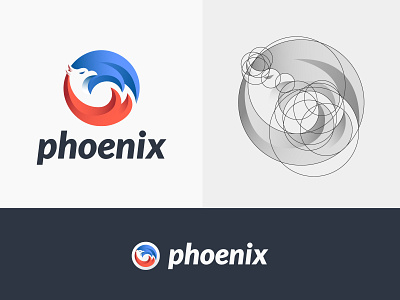 phoenix american bird logo fly illustrator logo logo design logos mascot logo minimal mythology phoenix logo