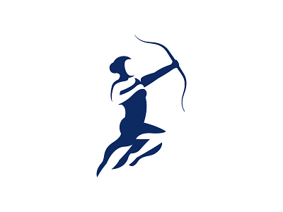 Artemis Archer Logo archer artemis branding business company design female finance goodness greek heraldic law logo logo design mascot simple vector