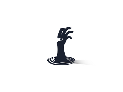 Immortal Hand Logo abstract catch design hand illusion immortal logo logo design vector virtual