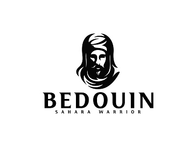Bedouin Man Logo arabic bedouin branding concept design logo logo design logos man people person sahara sultan vector warrior