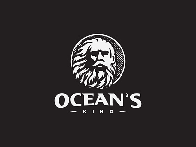 Beard Man Logo barber beard branding business company design fashion gentleman god king logo logo design logos man neptune ocean people poseidon vector zeus