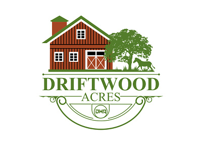 DriftWood Logos barn brand identity branding design clean company design driftwood house illustration logo logo design logotype logotypedesign logotypes minimalist vector vintage