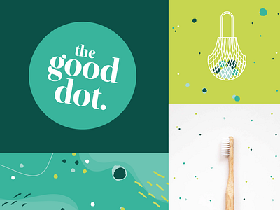 The Good Dot Brand brand brand design brand identity branding branding design design eco friendly illustration logo logo design logodesign logos logotype marketing agency package design packaging packaging design