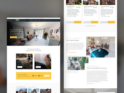 Property Website Design - Llanmoor Homes New Home Builder