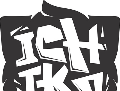 LOGO ICHIKO branding cartoon design graffiti logo streetart vector