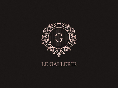 LeGallerie Logo branding elegant exploration flat icon illustration logo logo design minimal ornaments typography vector