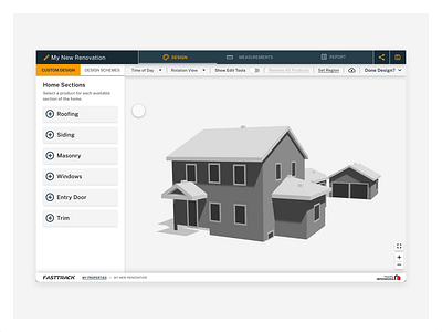 3D Home Editor 3d 3d model 3d software software design ui ux web app work in progress