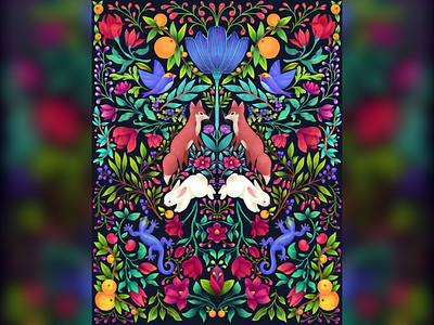Fox Tapestry