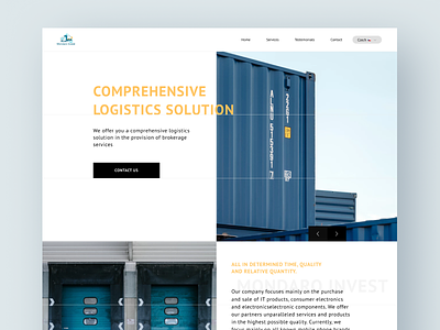 Mondaro Invest blue delivery design interaction design logistic logistics parcel shipment ui ui design ux website