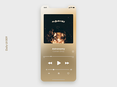 Daily UI #009 | Music Player