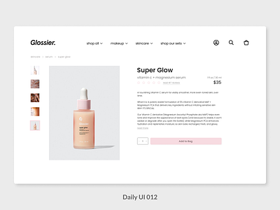 Daily UI #012 | E-Commerce Shop daily ui design ui uiux