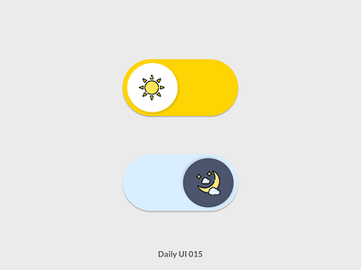 Daily UI #015 | On/Off Switch daily ui ui uiux