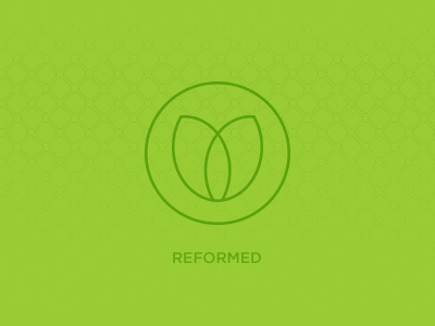 Reformed Package Graphic logo logos bible software package reformed