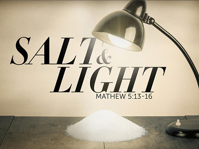 Proclaim Set: Salt and Light bible christian desk lamp light logos bible software salt scripture shadow typography verse vintage