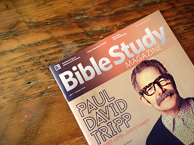 BSM Magazine - July-August 2014 bible glasses illustration logos bible software magazine mustache print scripture typography verse vintage wood