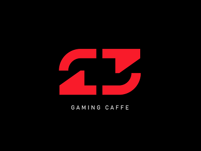 23 gaming caffe animation game gaming caffe gaming logo logo typography