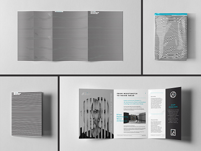 LAH brochure architecture brochure clock clocks and architecture design illustration logo print simple typography wa