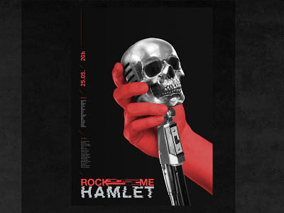 Rock me Hamlet hamlet logo opera poster theatre