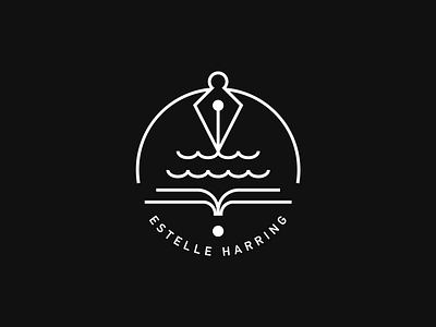 Estelle Harring book ill illustration logo pen simbol text vector writer