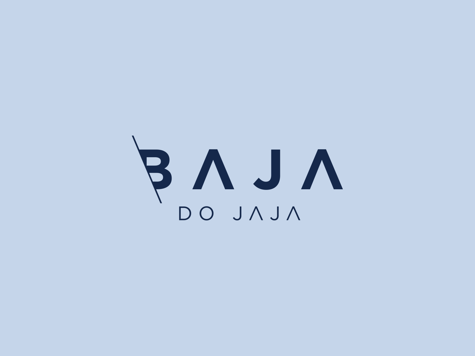 Baja do jaja b blog design fashion icon illustration logo man simple typography