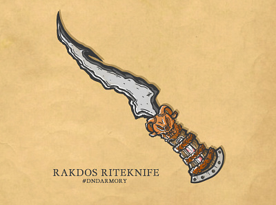 D&D Armory 002 - Rakdos Riteknife character design dnd dndarmory dungeons and dragons illustration