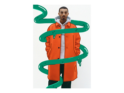 Slime design edit illustration photography streetwear