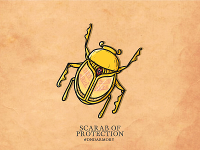 D&D Armory 004 - Scarab of Protection adobe character design dnd dndarmory dungeons and dragons illustration photoshop