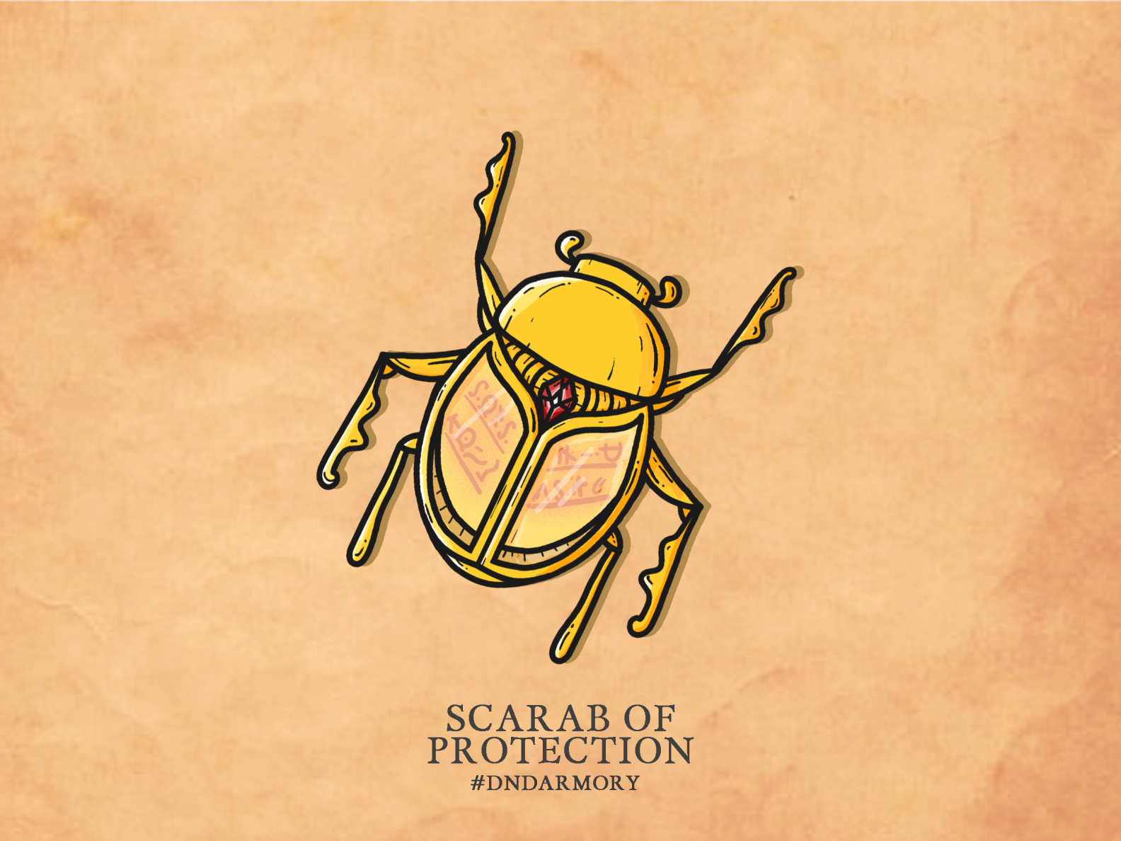 D&D Armory 004 Scarab of Protection by Brennan Pearson on Dribbble