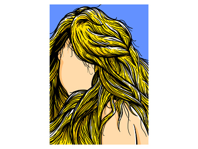 Rapunzel girls hair hairstyle illustration portrait poster woman