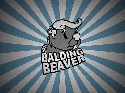Balding Beaver adobe branding design illustration logo photoshop