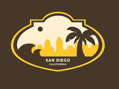 San Diego Padres 50th Anniversary Logo by Brian Gundell on Dribbble