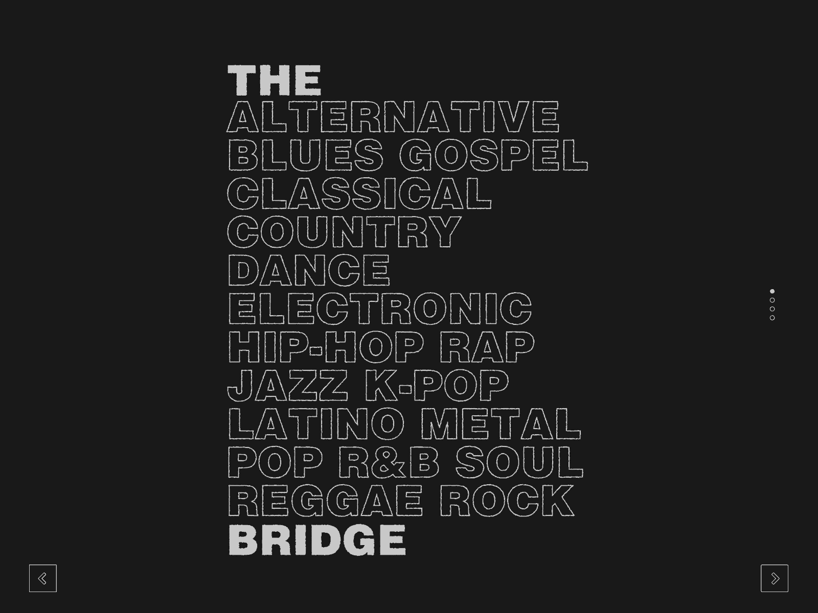 The Bridge animation app app concept concept concept art design minimal motion motion graphic music music art music design type ui uidesign ux