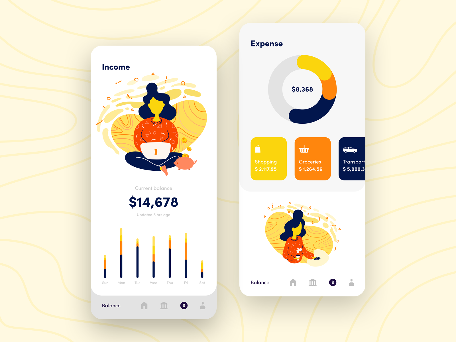 Money Tracker App by Topflight Apps on Dribbble