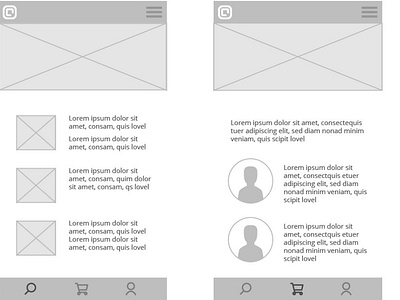 Mobile App Wireframing