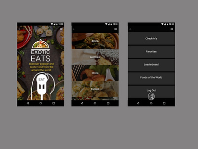Exotic Eats Mobile App