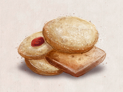 Cookies art cookies digital art food illustration procreate