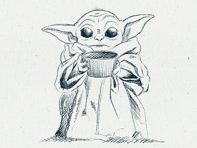 Baby Yoda babyyoda starwars procreate