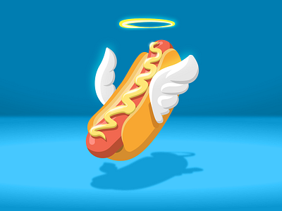 Holy Hot Dog / Santo Pancho 🙏🏼 😅 adobe illustrator art caracter color design design art fly holy hotdog photomanipulation retouch ui vector vector illustration vectorart