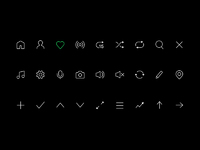 Spotify Icons Redesign by Andrea Limjoco on Dribbble