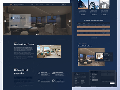 Real Estate Website Concept