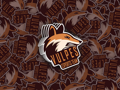 vulpes stickers esport esportlogo fennec fennec fox logo logo design logodesign logos sticker stickers vulpes