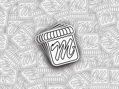 Ma7alkom stickers algeria lines logo logos stickers store storefront stores