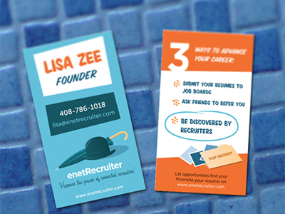 enetRecruiter Business Cards